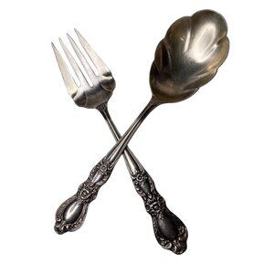 VTG Rogers Bros. Heritage 1847 Silverplate serving pieces meat fork &amp; spoon